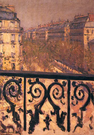 A Balcony in Paris Gustave Caillebotte